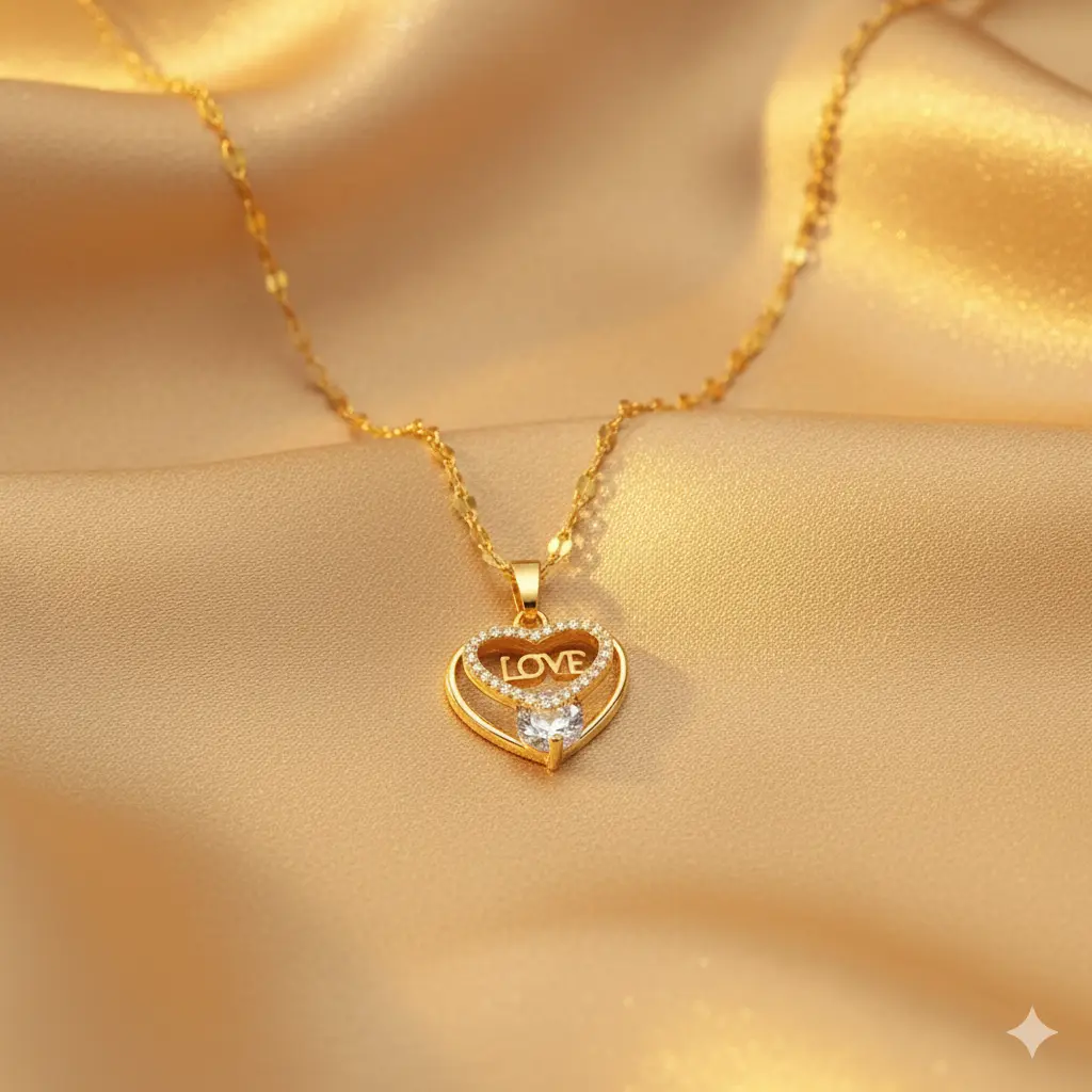 cristal Luxury Love Heart pendant